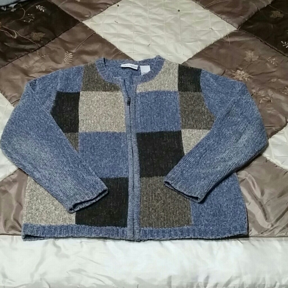Croft & Barrow Multi-Colored Sweater PM